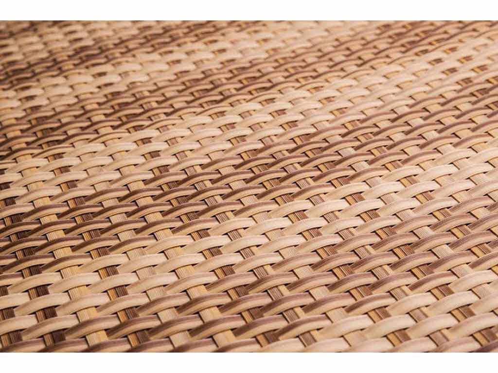 Zástena na balkón LEGI 5 x 1 m, ratan, žíhaná prírodná ZJSG03611RD08