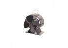 E-shop Ventilátor na kachle FLAMINGO štvorlopatkový MINI, čierny FLHSF17-260