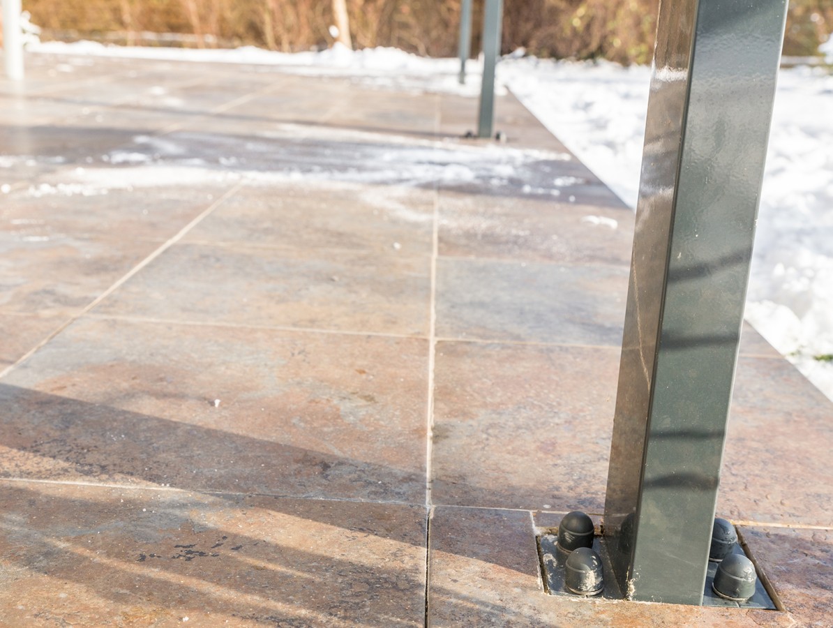 Hliníková pergola Terrassendach original 3,06 x 3,06 m - antracit GU4293153