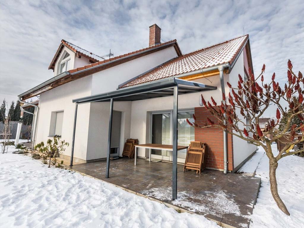 Hliníková pergola Terrassendach original 3,06 x 3,06 m - antracit GU4293153