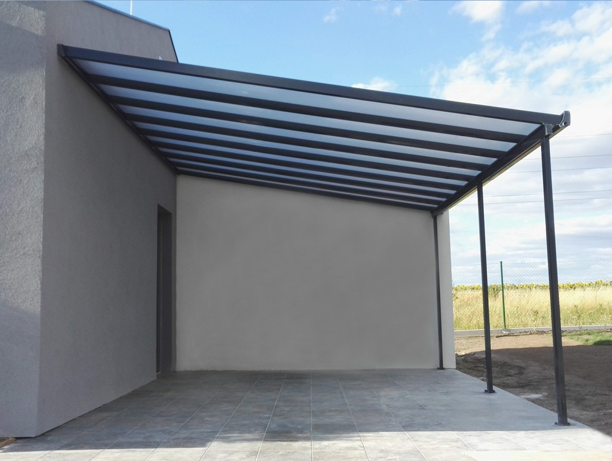 E-shop Hliníková pergola Terrassendach original 3,06 x 4,06 m - antracit GU4293162