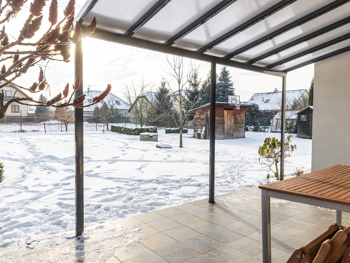 Hliníková pergola Terrassendach original 5,46 x 3,06 m - antracit GU4293159