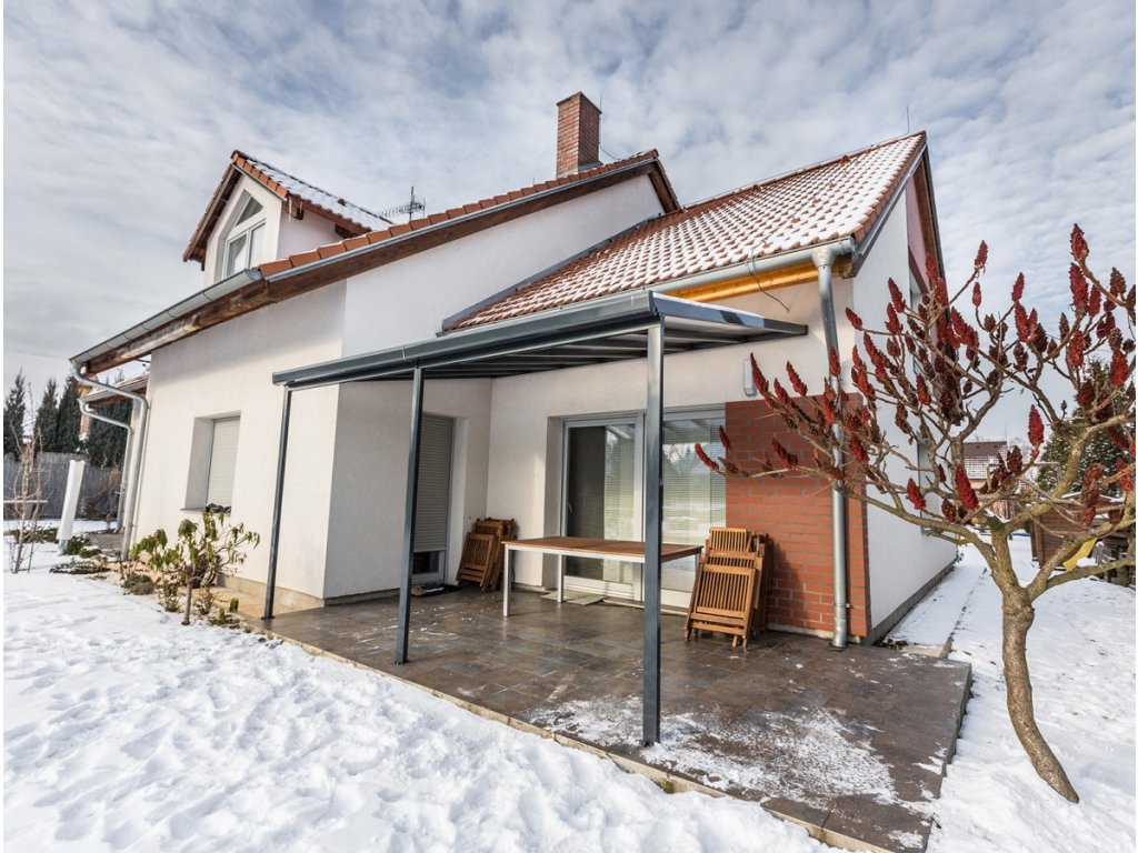 Hliníková pergola Terrassendach original 5,46 x 4,06 m - antracit GU4293168