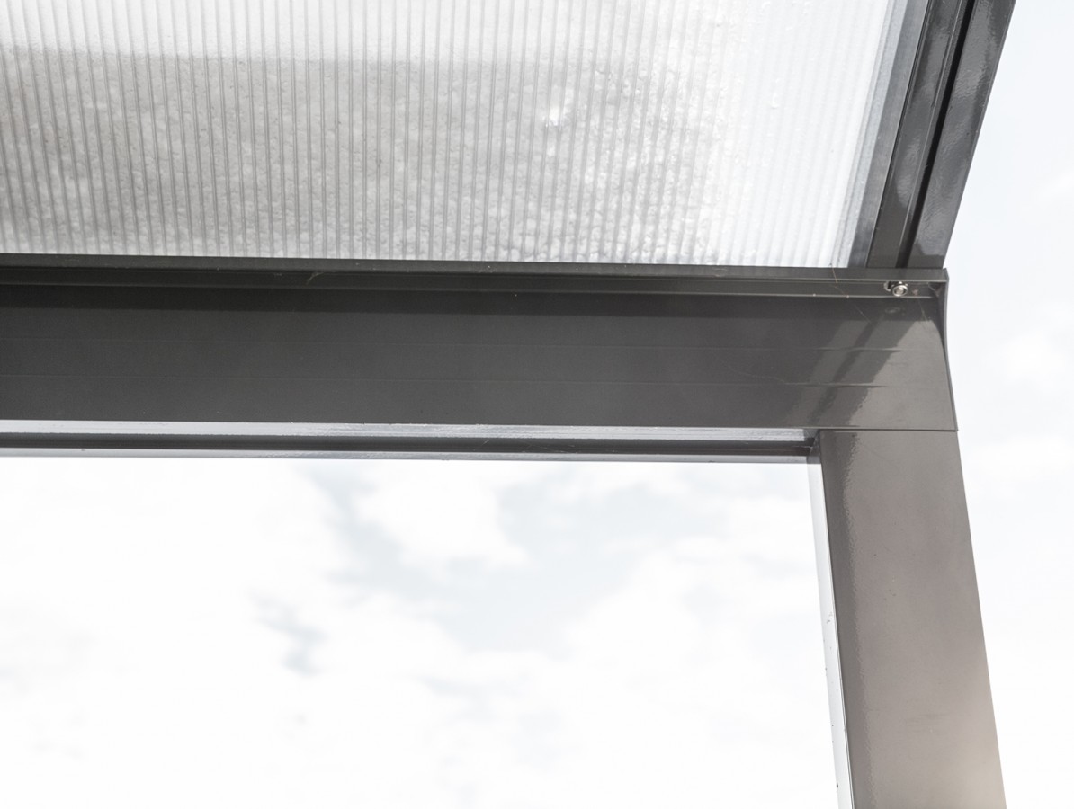 Hliníková pergola Terrassendach original 5,46 x 3,06 m - biela GU4293109
