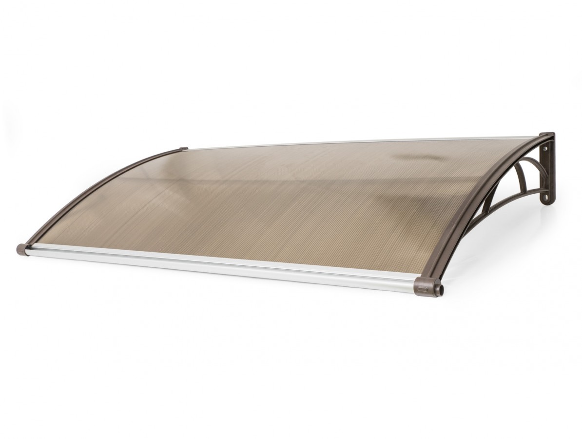 E-shop Vchodová strieška VALTELLINA 150 x 82 cm hnedá / bronz GU7315181