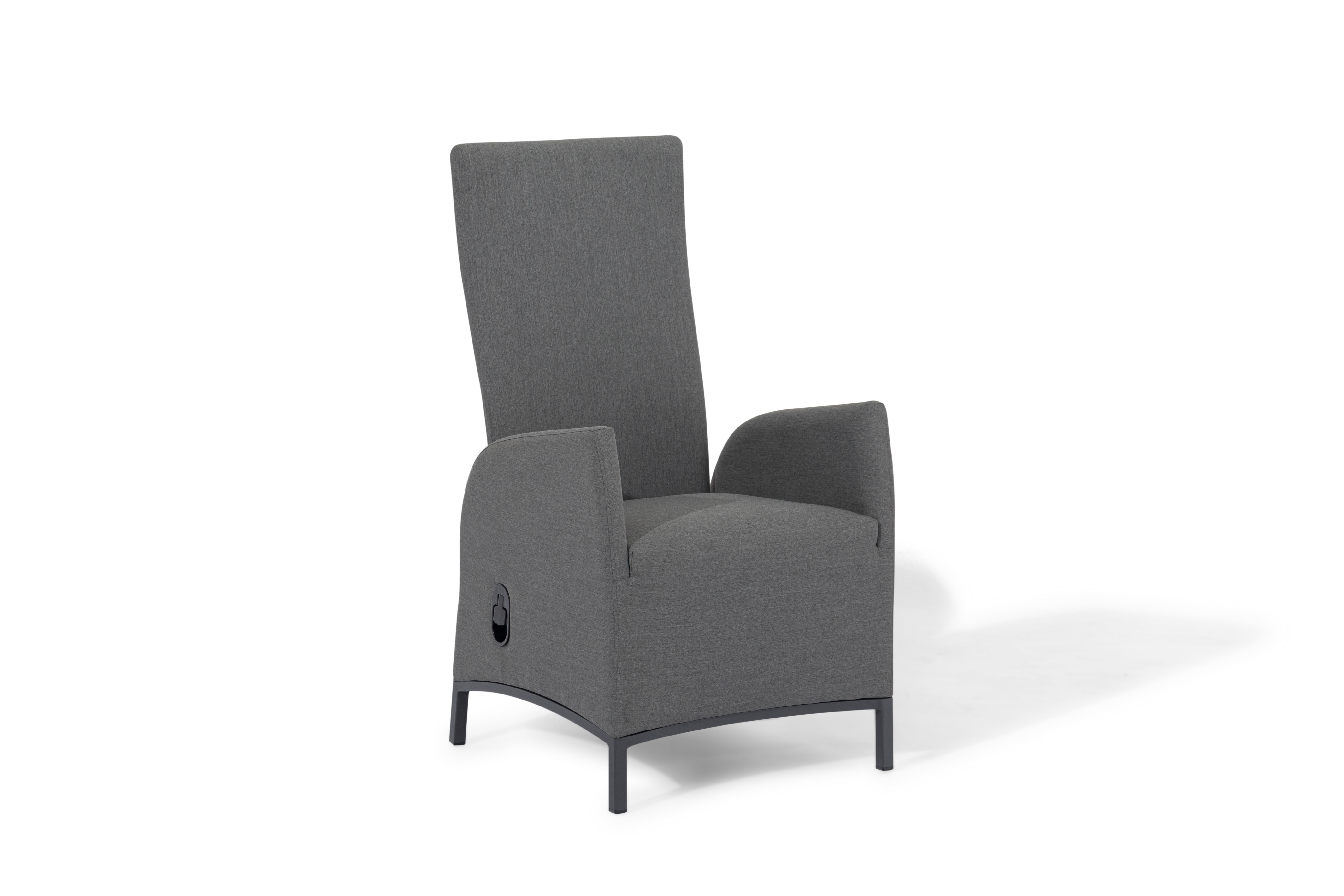 E-shop Záhradné kreslo PARIS LIKA-TEX sivé, luxusné, otočné DPMG22-S1-347S
