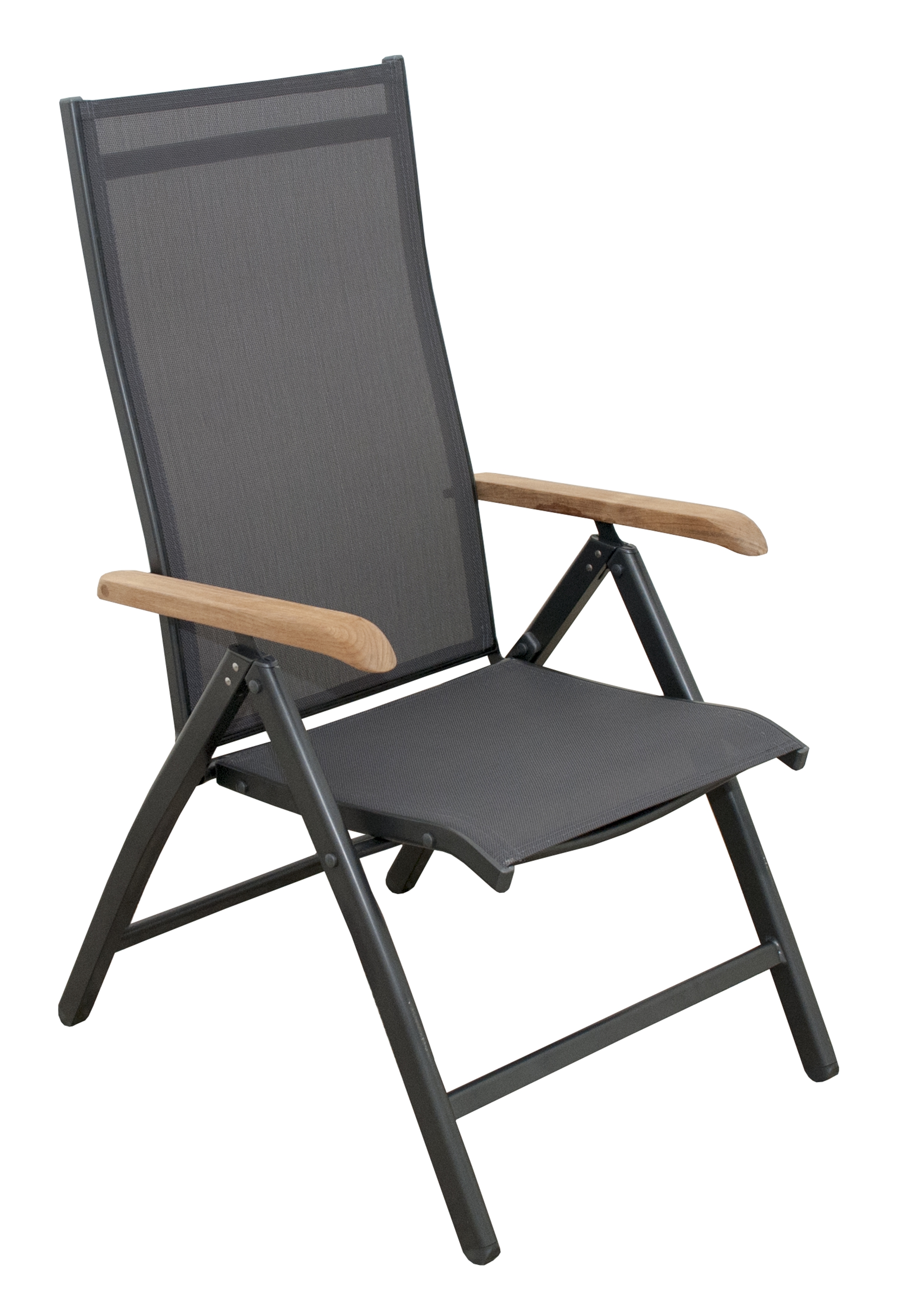 E-shop Záhradné kreslo CONCEPT teak, hliníkové, polohovacie DP266CZ011720