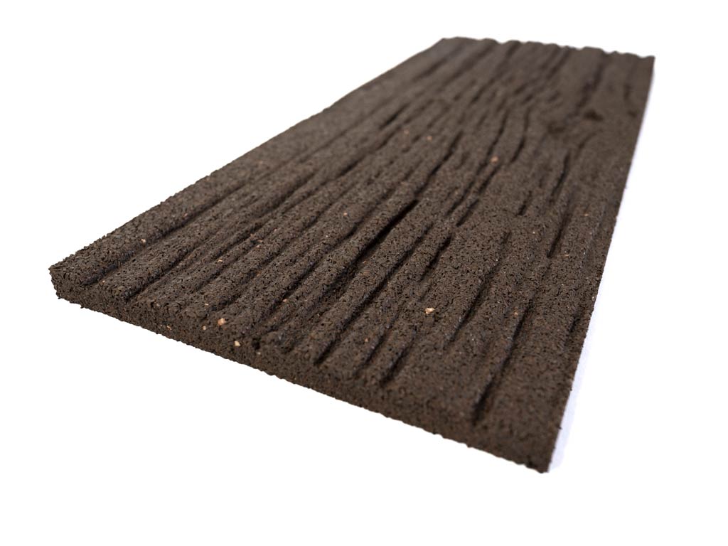 Dekoratívny záhradný nášľap Railroad Tie hnedá, gumový MHEU5000077