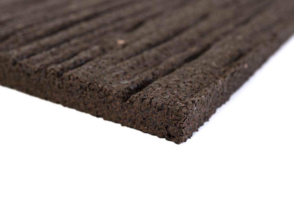Dekoratívny záhradný nášľap Railroad Tie hnedá, gumový MHEU5000077
