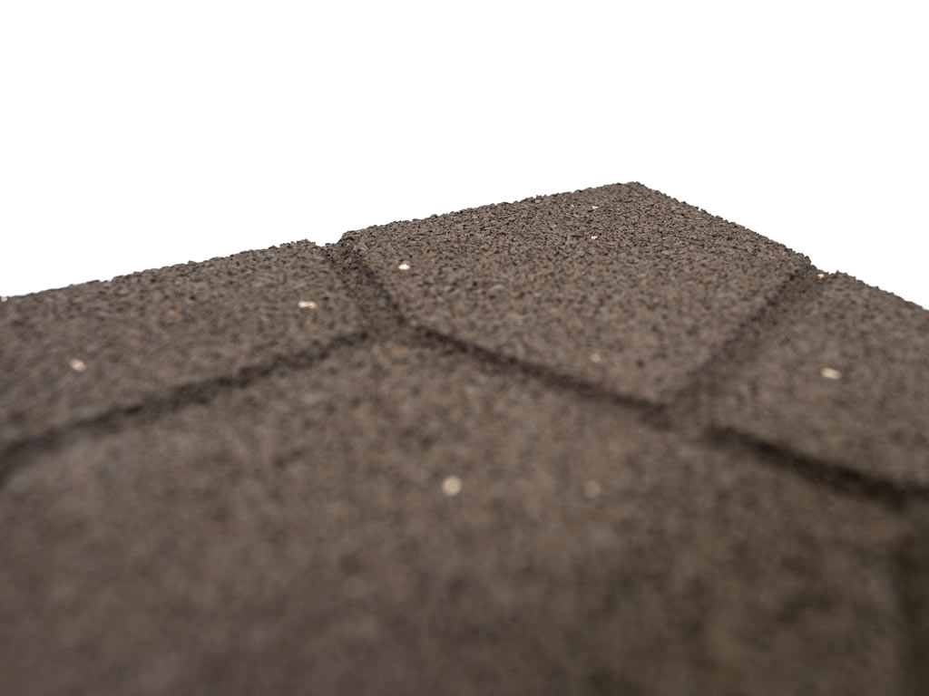 Obojstranná gumová dlaždica Brickface 40 x 40 cm, hnedá MHEU5000141