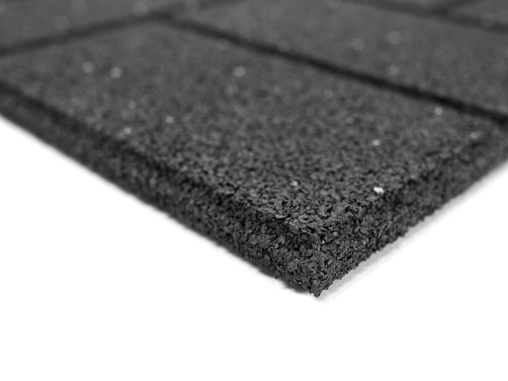 Obojstranná gumová dlaždica Brickface 40 x 40 cm, sivá MHEU5000171