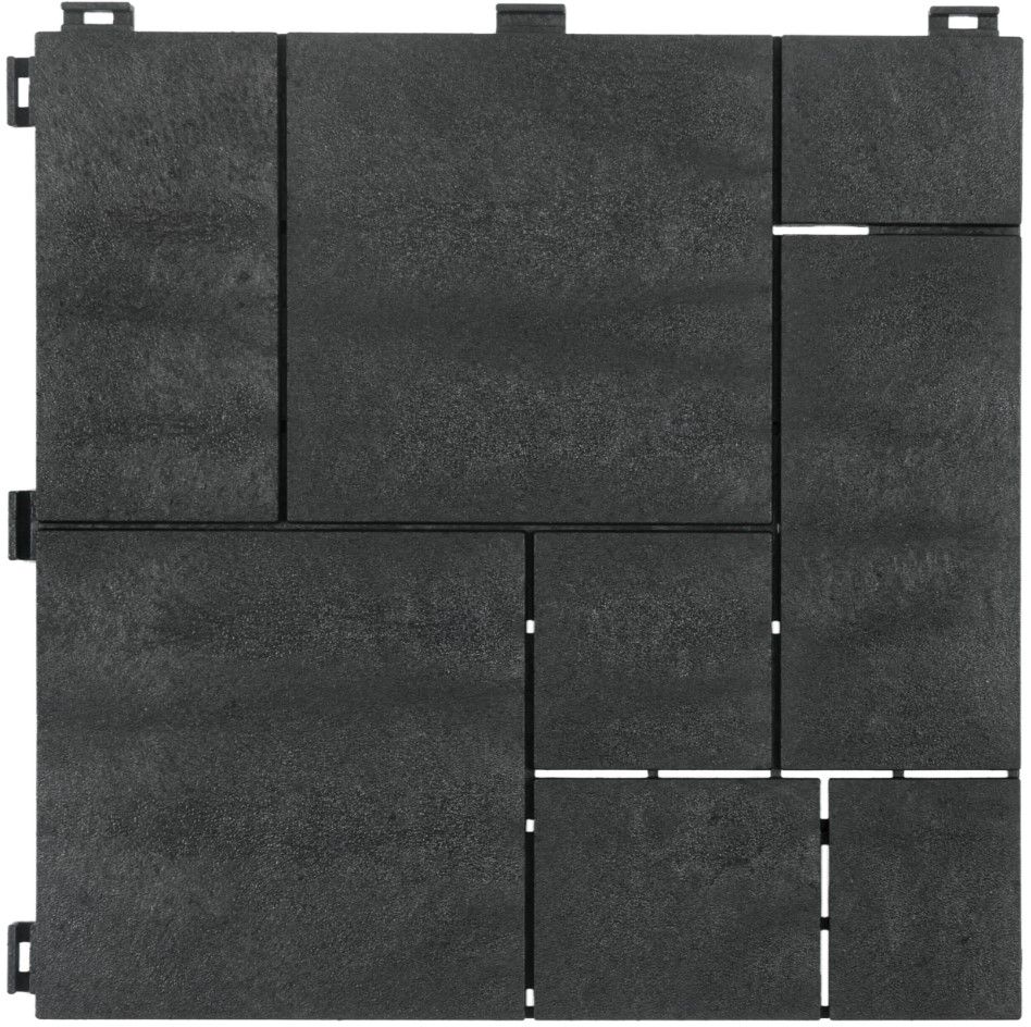 Gumová dlaždica STONE MOSAIC 30 x 30 cm, antracit MHEU5100103
