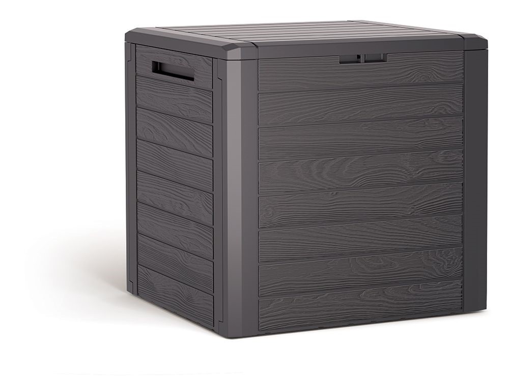 E-shop Záhradný box WOODEBOX 140 l - tmavohnedá 58,5 cm PRMBWL140-440U