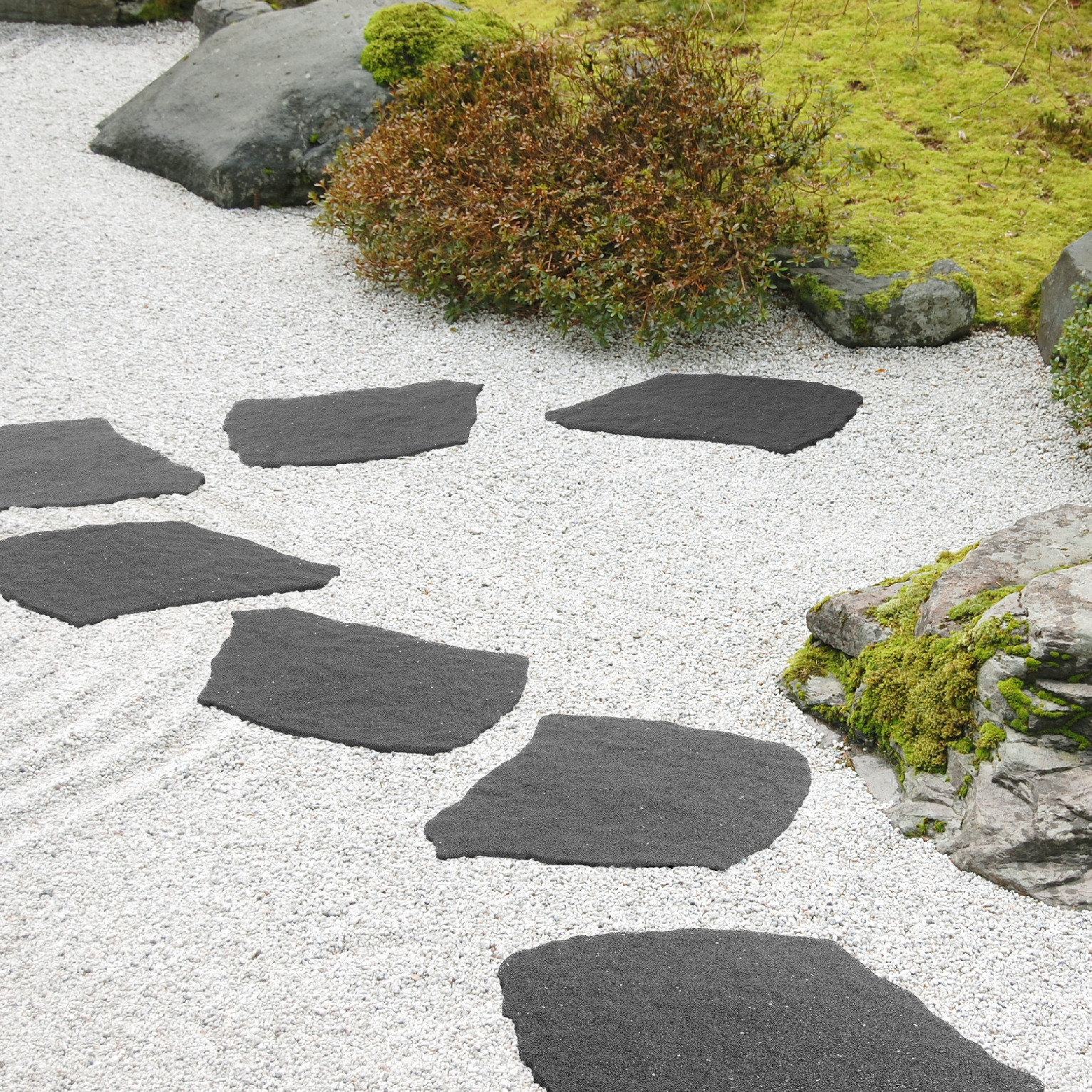 Dekoratívny záhradný nášľap, NATURAL STONE B, sivý MHEU5000076