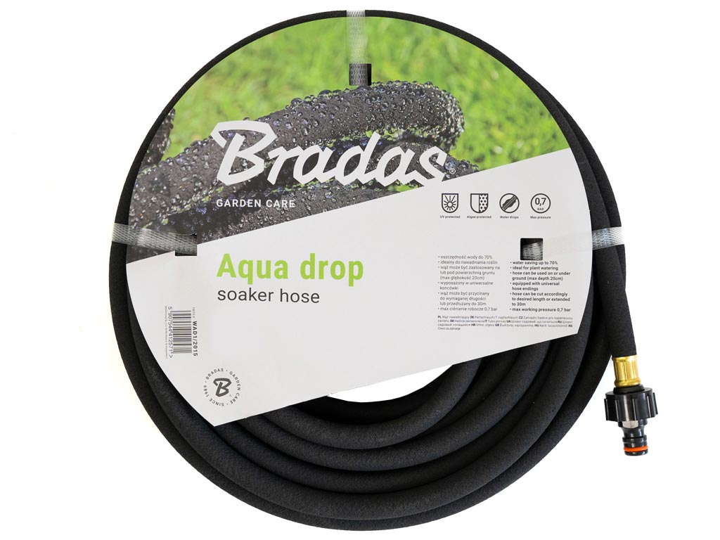 E-shop Zavlažovacia priesaková hadica BRADAS AQUA DROP 1/2", 25 m