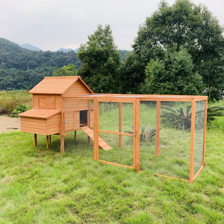 E-shop Agrofortel Drevený kurník KODAŇ XXL, 3700x1760x1720 mm