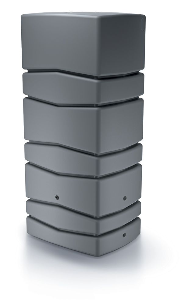 E-shop Waterform Sud na dažďovú vodu AQUA TOWER svetlosivý 650l