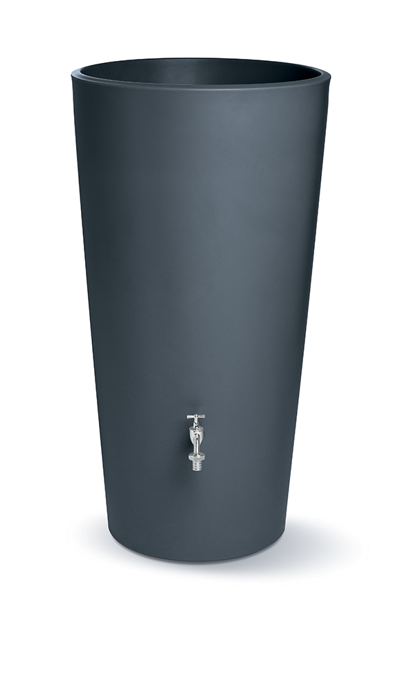 E-shop Arvés Sud na dažďovú vodu RAINBOWL FLOWER sivý 150l
