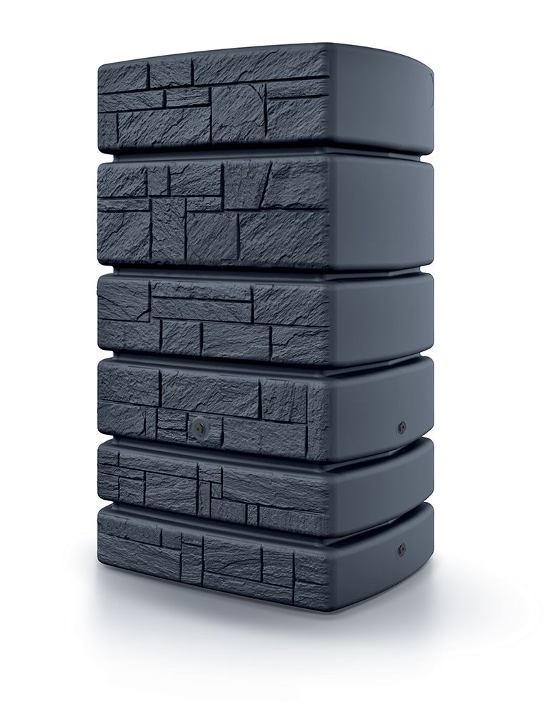 E-shop Waterform Sud na dažďovú vodu TOWER STONE antracit 500l
