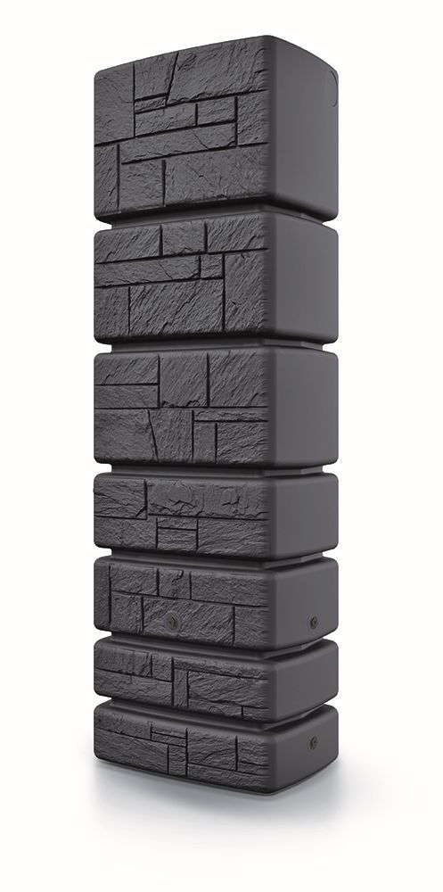 E-shop Waterform Sud na dažďovú vodu TOWER STONE antracit 350l