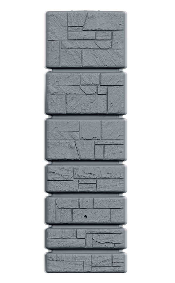 E-shop Waterform Sud na dažďovú vodu TOWER STONE svetlosivý 350l