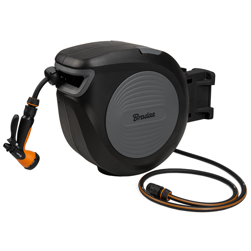 E-shop Bradas Automatický navijak s hadicou 1/2", 20m a príslušenstvom BLACK LINE