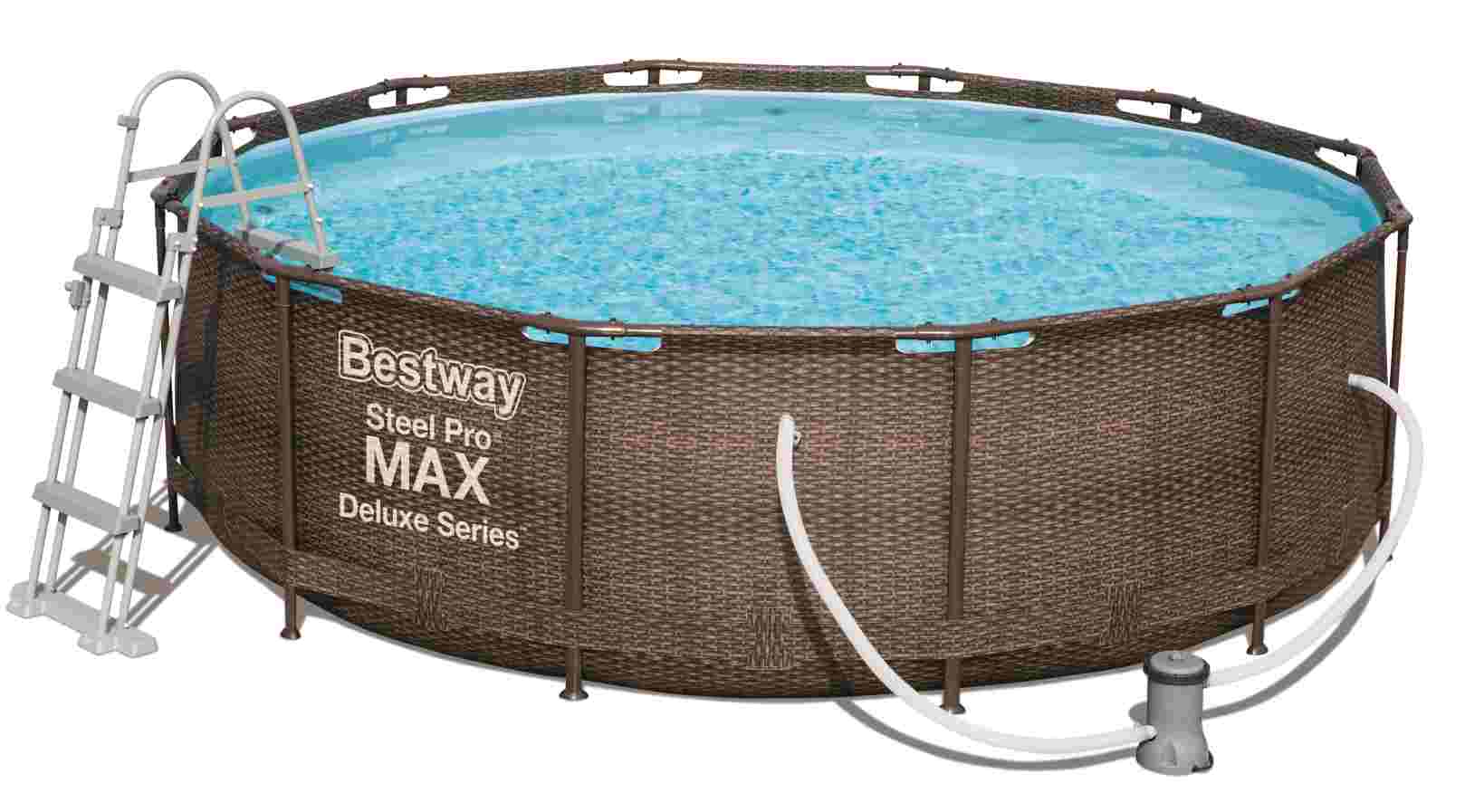 E-shop Bazén BESTWAY Steel Pro Max Rattan 3,66 x 1 m - 56709