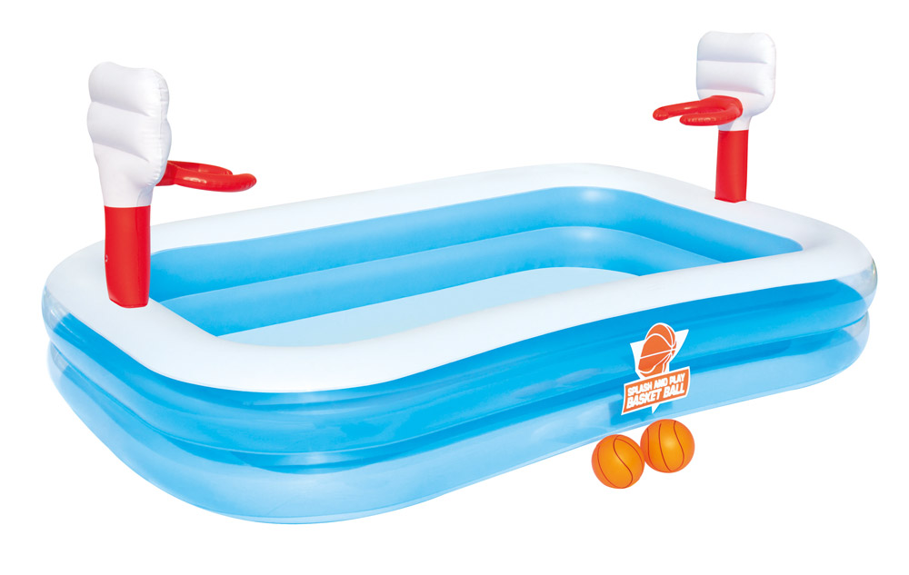 E-shop Bestway Detský bazén basketball 251 x 168 x 102 cm