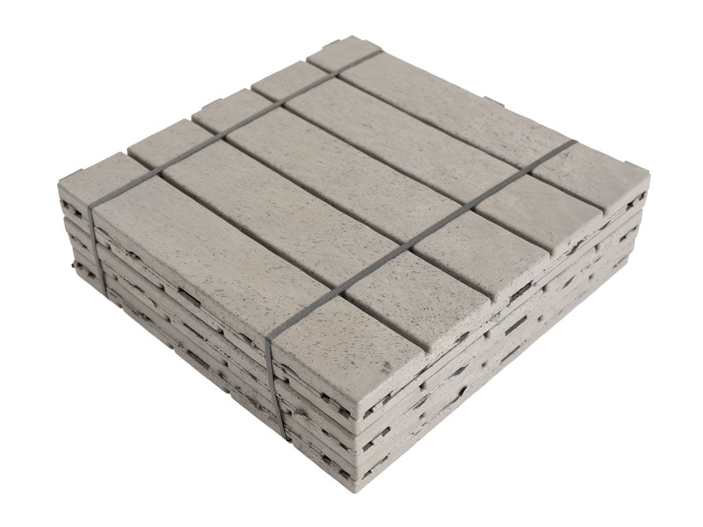 Gumová dlaždica NATURAL STONE 30 x 30 cm, sivá MHEU5100446
