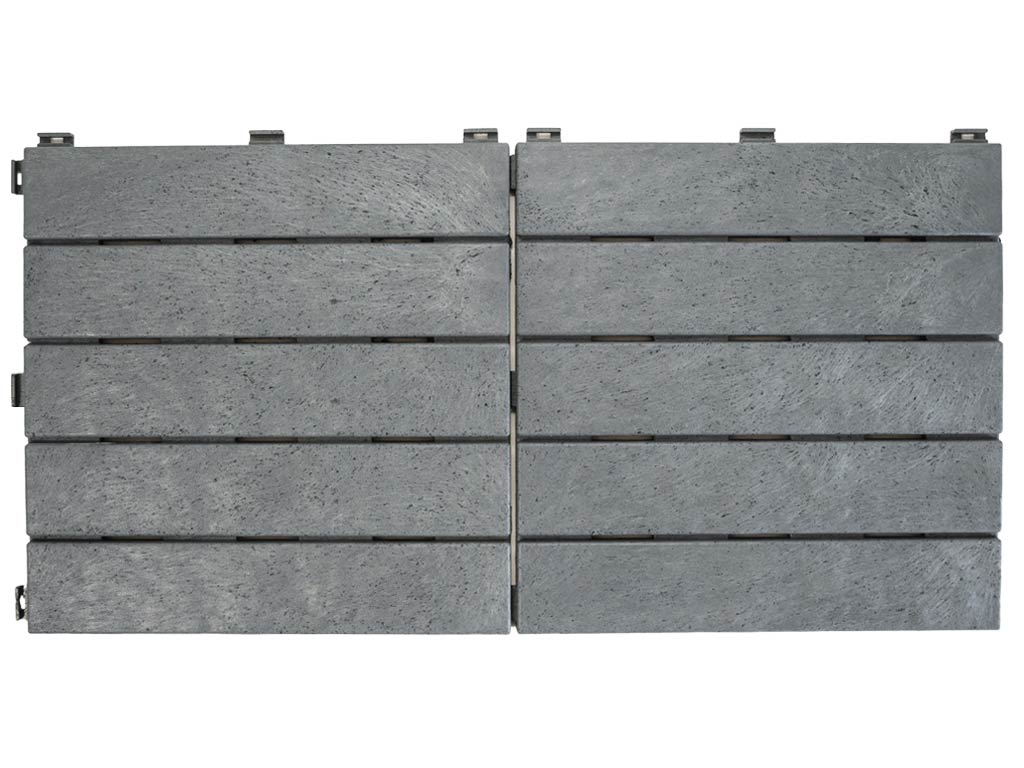 Gumová dlaždica NATURAL STONE 30 x 30 cm, sivá MHEU5100446