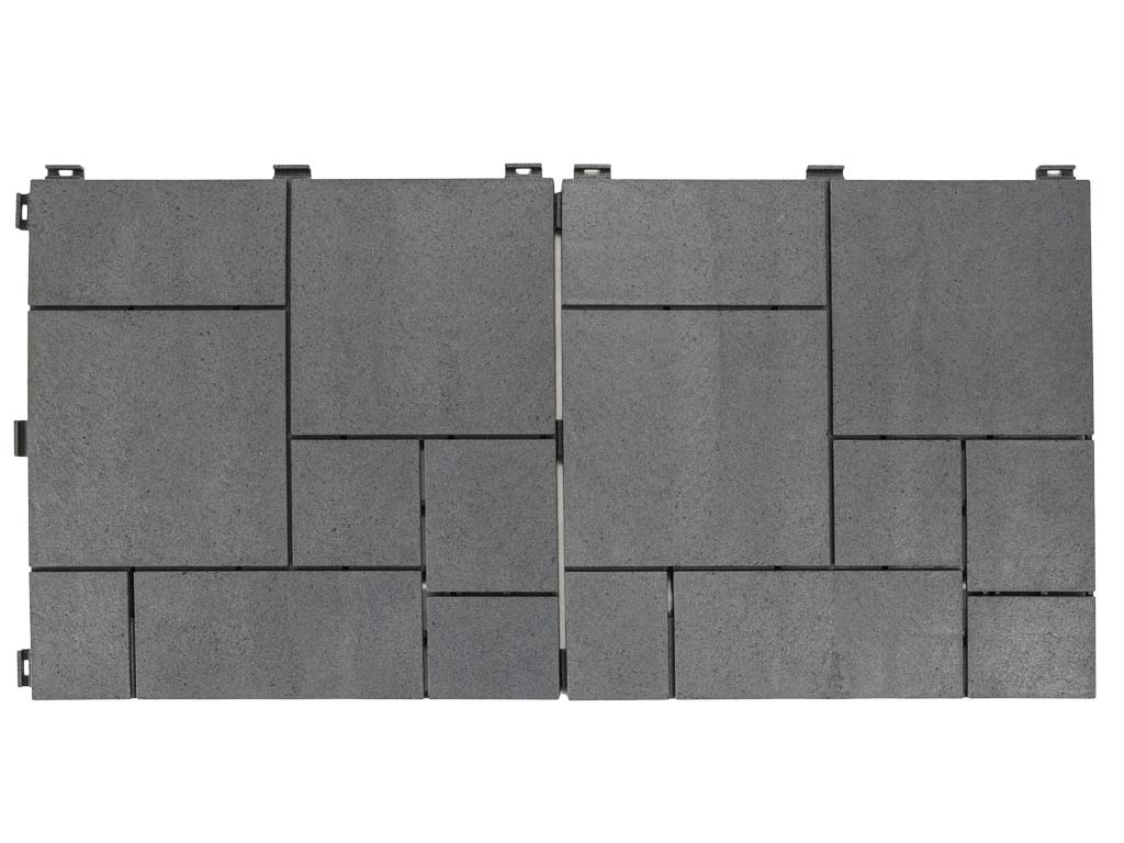 Gumová dlaždica STONE MOSAIC 30 x 30 cm, svetlo sivá MHEU5100422