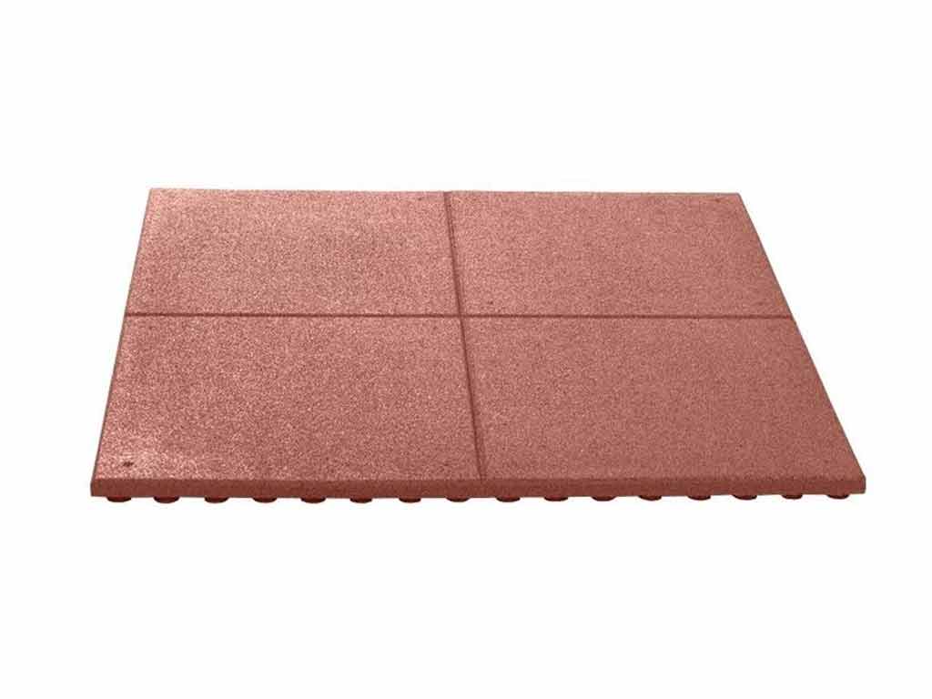 E-shop Gumová dlaždice GUTTA Play 50 x 50 x 4 cm, červená