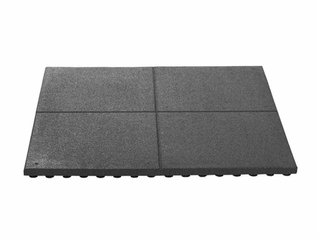 E-shop Gumová dlaždice GUTTA Play 50 x 50 x 4 cm, čierna