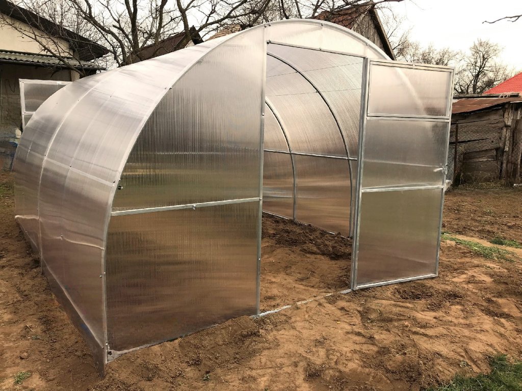 Polykarbonátový skleník LEGI OREGANO 6 x 3 m, 6 mm GA179970-6MM