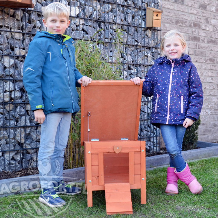 Agrofortel Drevená mini králikáreň BRNO, 515x420x430 mm