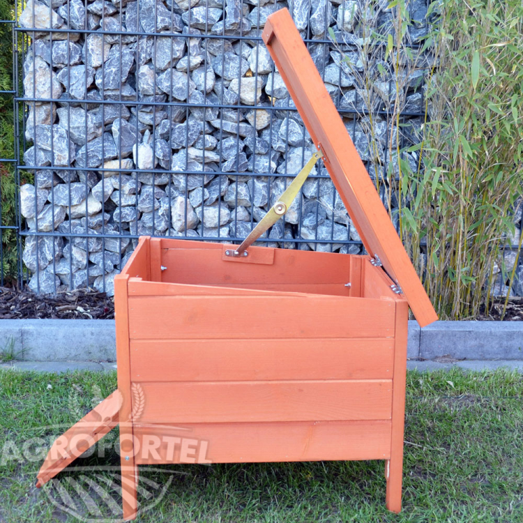 Agrofortel Drevená mini králikáreň BRNO, 515x420x430 mm