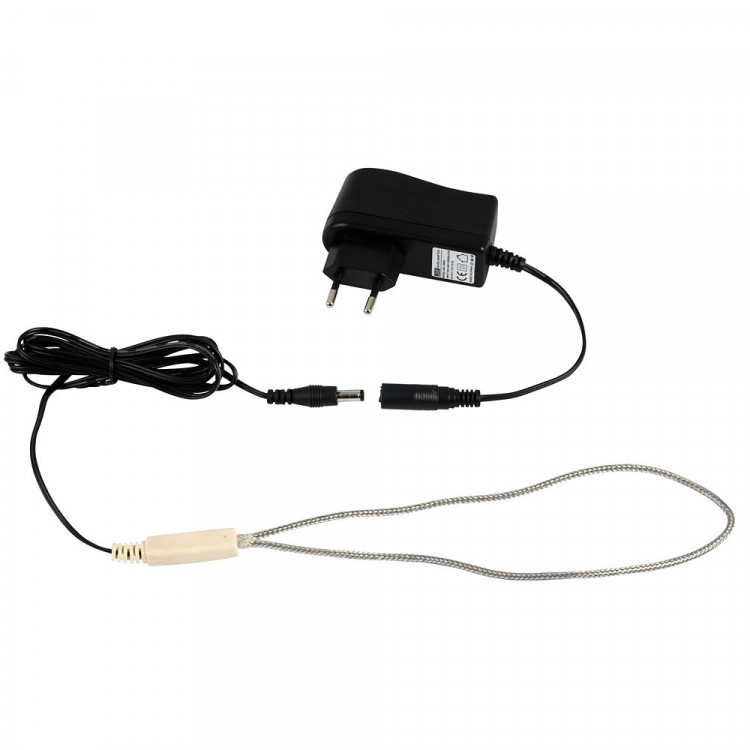 Agrofortel Vyhrievací kábel 12 V / 12W s adaptérom, nerezové opletenie