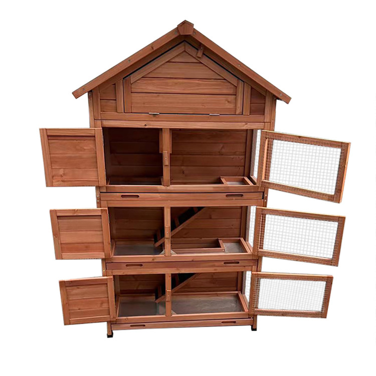 Agrofortel Drevená králikáreň FLORENCIA, 915x450x1160 mm