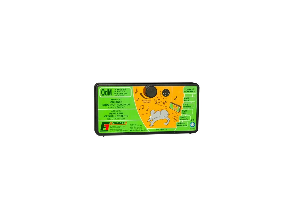 E-shop Agrofortel OdM - REGUL plašič na myši, odháňač na myši, plašič kún s reguláciou hlasitosti - Adaptér