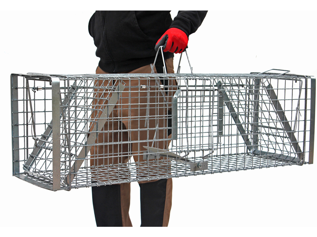 Bravson Profesionálna pasca na líšky, kuny, vydry a mačky TRAP H118x34x34V2