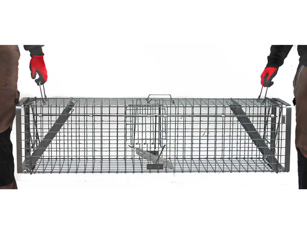 Bravson Profesionálna pasca na líšky, kuny, vydry a mačky TRAP H118x34x34V2