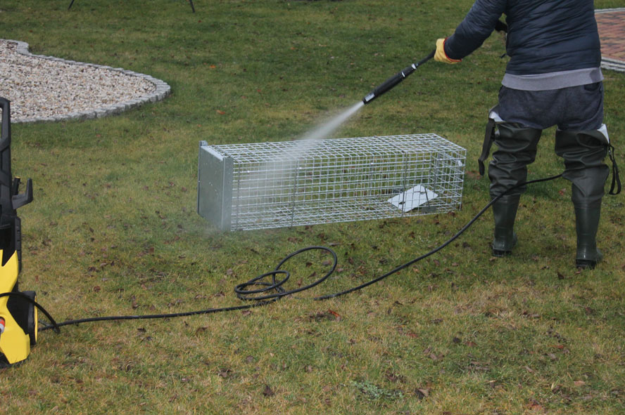 Bravson Profesionálna pasca na líšky, kuny a mačky TRAP ST102x34x34