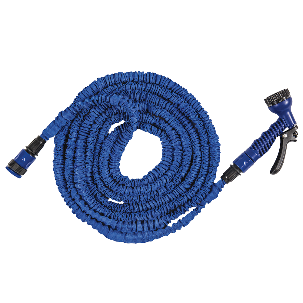 E-shop Bradas Záhradná hadica TRICK HOSE 7 - 22 m, modrá, vr. pištoľ 7 funkcií