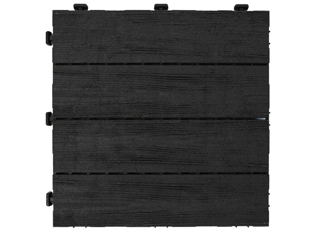 E-shop Multy Home Gumová dlaždica ARISTA Wood 30 x 30 cm, antracit