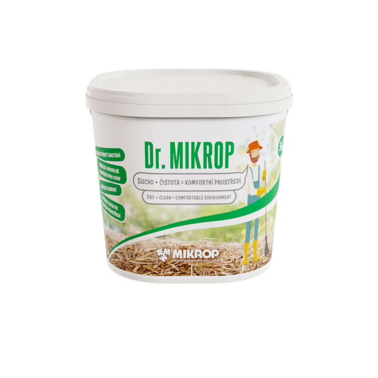 E-shop Agrofortel Pohlcovač vlhkosti do podstielky Dr. MIKROP 3 kg