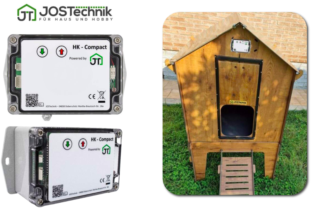 Agrofortel Automatické ovládanie kurníkových dvierok | JOSTechnik HK C - Simple