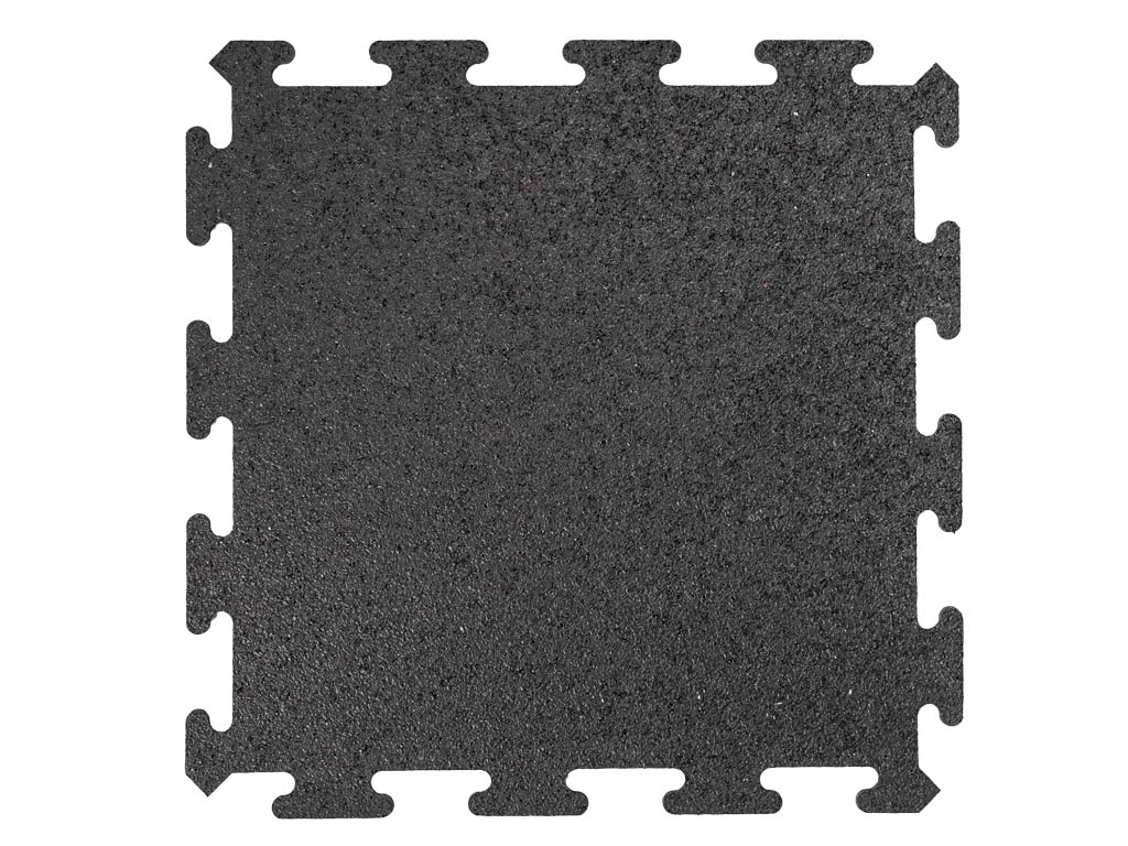 E-shop Gumová dlaždica ASLON 485 x 485 mm, puzzle, čierna