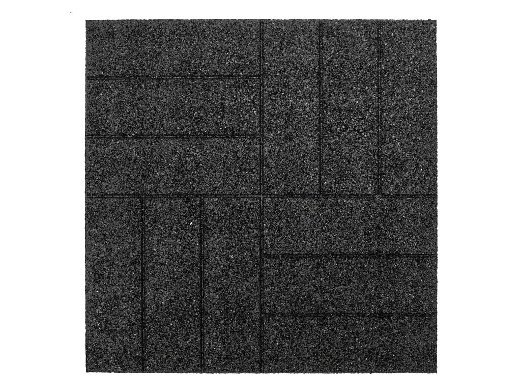 E-shop Gumová dlaždica ASLON Design 50 x 50 cm, čierna