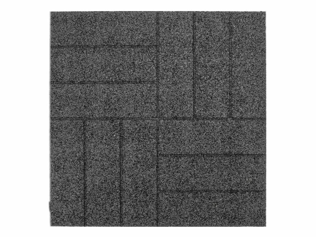 E-shop Gumová dlaždica ASLON Design 50 x 50 cm, sivá