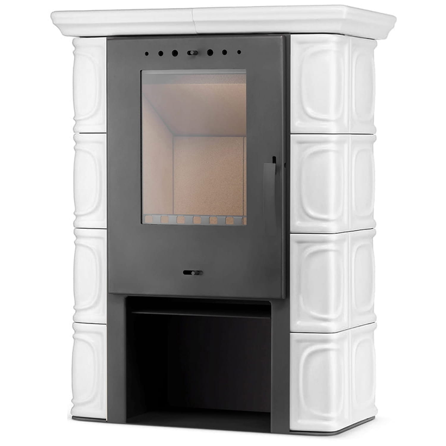 E-shop Krbové kachle Flama ELDUR ECO - biela
